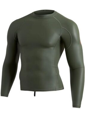 Florence Marine X Windshield 2.0 Long Sleeve Rashguard - Thyme - M